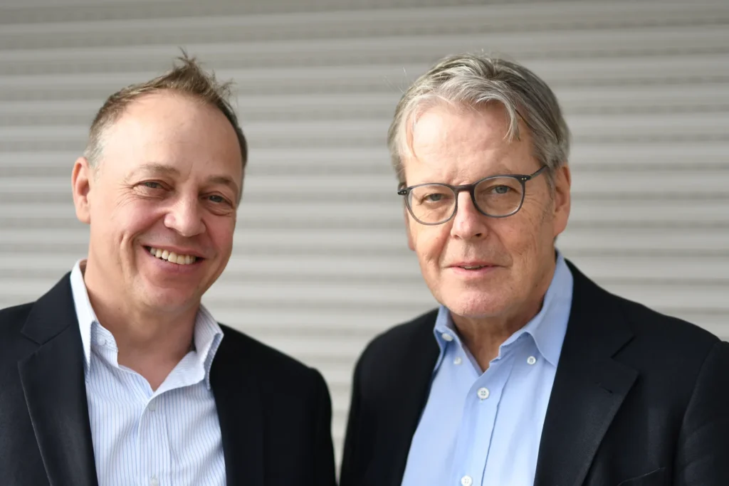 Sebastian Fruchtzweig und Jörg Fischer, Gründer der FF-KI GmbH
